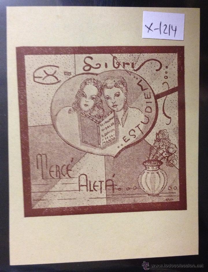 Arte: EX LIBRIS - MERCE ALETA - (X- 1214) - Foto 1