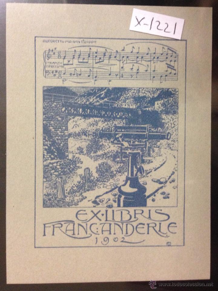 Arte: EX LIBRIS - FRANCANDERLE - (X- 1221) - Foto 1