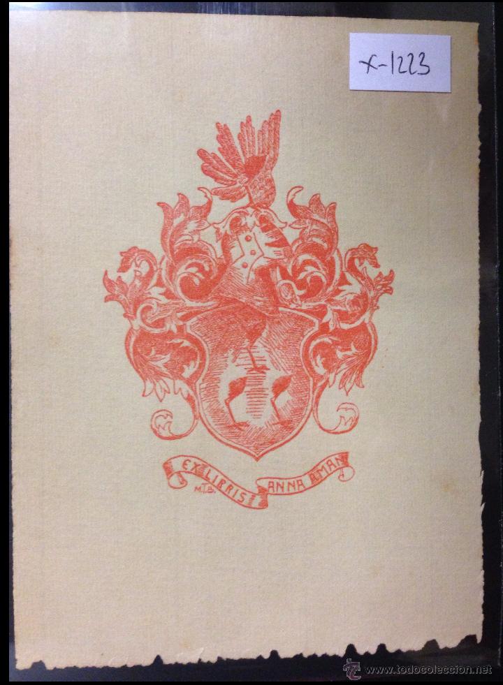 Arte: EX LIBRIS - ANNA AMAN - (X- 1223) - Foto 1