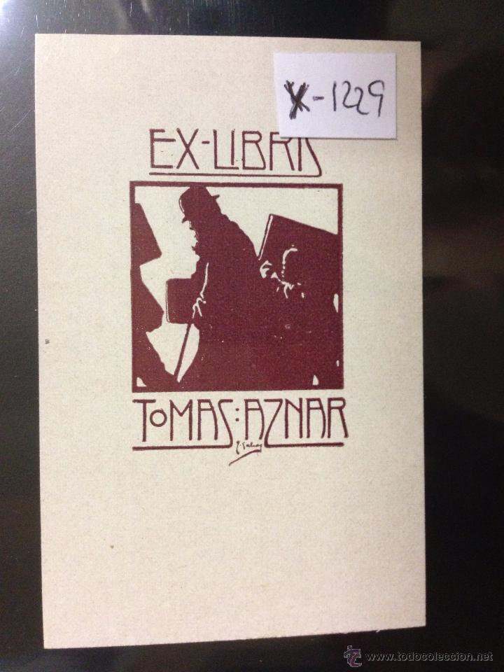 Arte: EX LIBRIS - TOMAS AZNAR - (X- 1229) - Foto 1