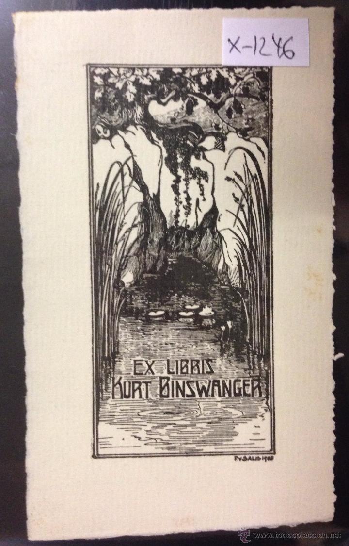 Arte: EX LIBRIS - KURT BINSWANGER - (X- 1246) - Foto 1