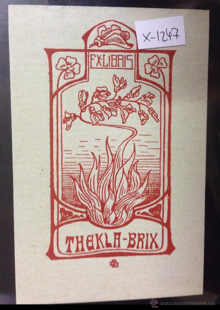 Arte: EX LIBRIS - THEKLA BRIX - (X- 1247) - Foto 1