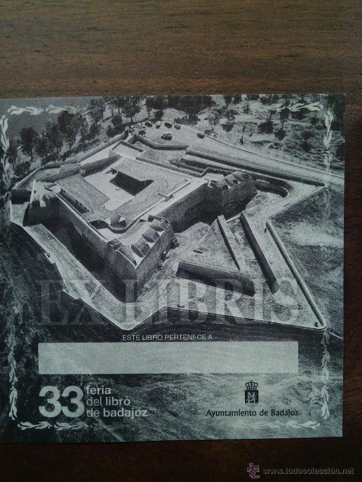 Arte: Lote 6 exlibris feria del libro de Badajoz. - Foto 4