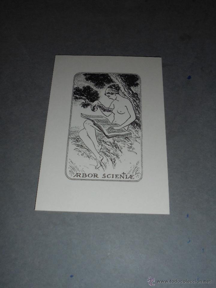 Arte: EXLIBRIS - ARBOR SCIENTIAE - 10X7 CM. - Foto 1