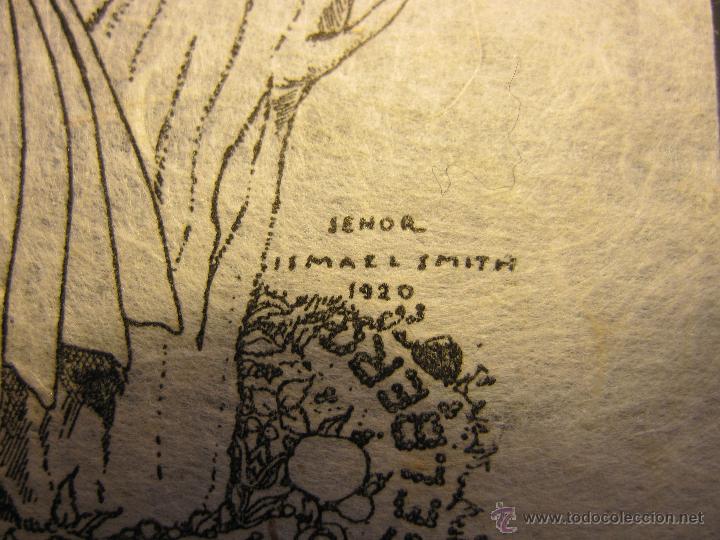 Arte: tres EX-LIBRIS ISMAEL SMITH. sobre papel Japón. 1918 - 1920 - Foto 5 - 54595463