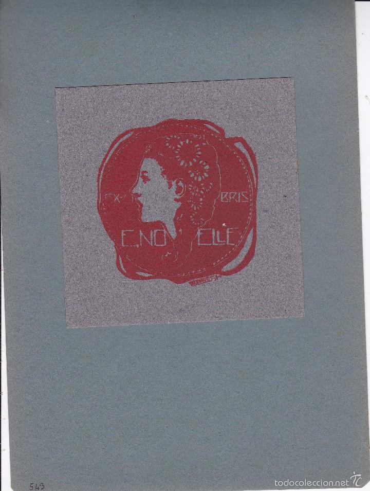 Arte: Exlibri 10x10ctms 1920 - Foto 1