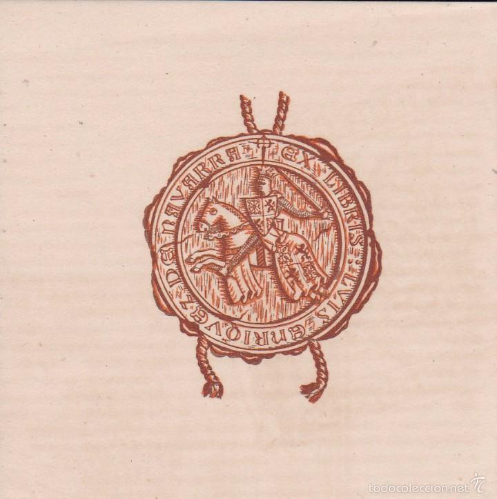 Arte: exlibris Enrique Navarra 1939 - Foto 1