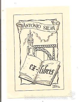 Arte: EX-LIBRIS DE ANTONIO SILVA - AUTOR T&Uacute;LIO COELHO - Foto 1