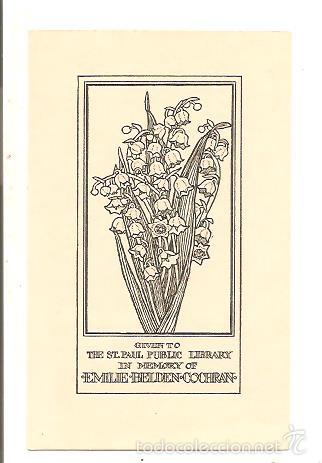 Arte: EX-LIBRIS DE EMILIE BELDEN COCHRAN - Foto 1