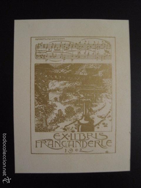 Arte: EX LIBRIS  - FRANC ANDERLE 1902  -(X-1300) - Foto 1
