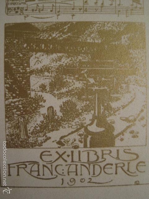 Arte: EX LIBRIS  - FRANC ANDERLE 1902  -(X-1300) - Foto 2