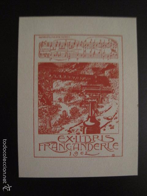 Arte: EX LIBRIS - FRANC ANDERLE 1902 -(X-1301) - Foto 1