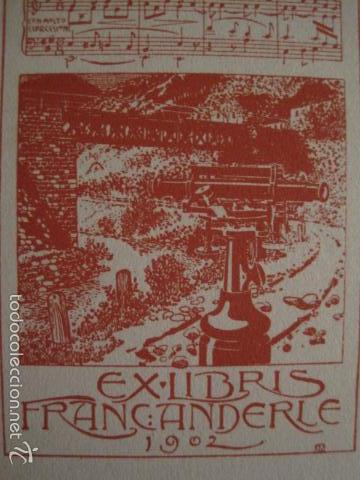 Arte: EX LIBRIS - FRANC ANDERLE 1902 -(X-1301) - Foto 2
