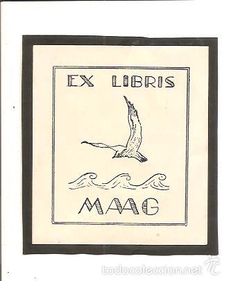 Arte: EX-LIBRIS DE MAAG -- - Foto 1