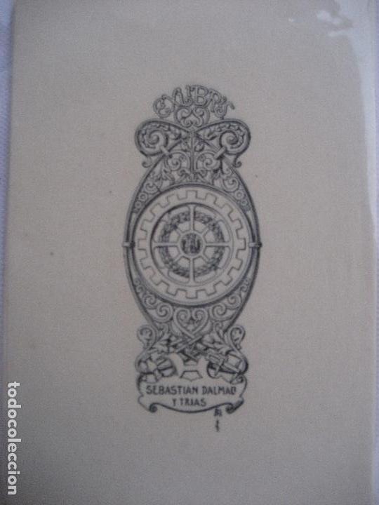 Arte: Ex-Libris. Sebastian Dlmau y Trias. 1912. 9 x 14 cms - Foto 1