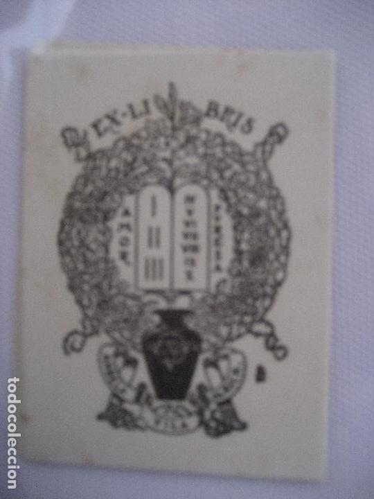 Arte: Ex-Libris. Angela Vila Alrich. 7 x 5 cms - Foto 1