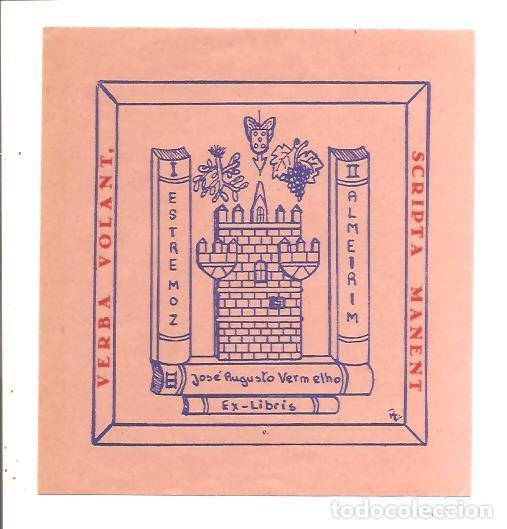 Arte: EX-LIBRIS DE JOS&Eacute; AUGUSTO VERMELHO - Foto 1