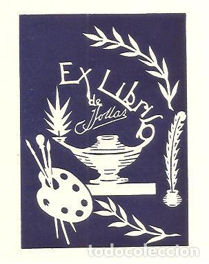 Arte: EX-LIBRIS DE J. JOLLAS (?) - AUTOR J. JOLLAS (?) - Foto 1