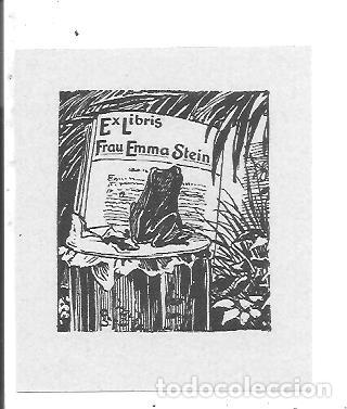 Arte: EX-LIBRIS DE FRAU EMMA STEIN - Foto 1