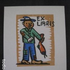 Arte: EX LIBRIS - LITOGRAFIA - VER FOTOS-(X-1659). Lote 86149732