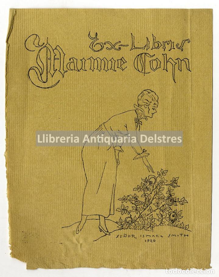 Arte: [Ex Libris. ISMAEL SMITH. 1920] EX-LIBRIS MAIMIE COHN. - Foto 1
