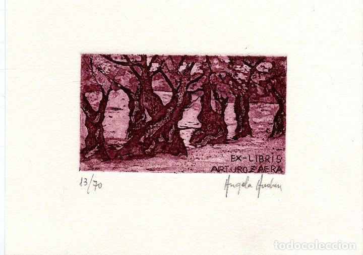 Arte: Angela Andreu. Ex Libris para Arturo Zaera - Foto 1