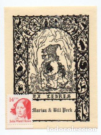 Arte: EX-LIBRIS DE MARISA & BILL PECK - Foto 1