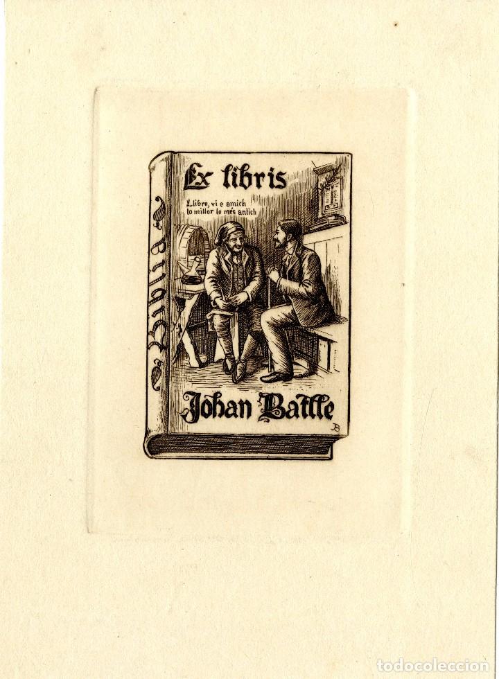 Arte: Ex Libris para Johan Batlle - Foto 1