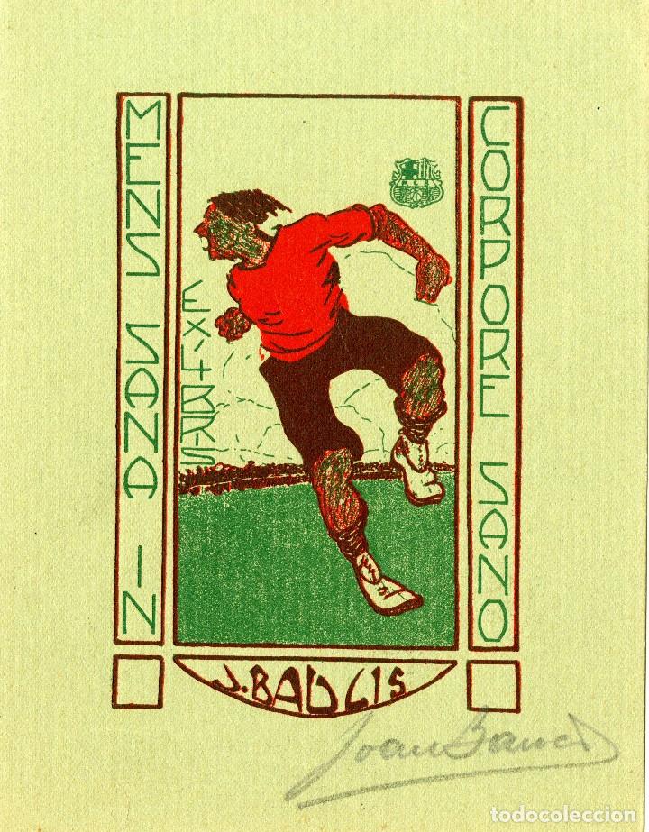 Arte: Baucis Tulia, Juan (1896-) Ex Libris para s&iacute; mismo - Foto 1