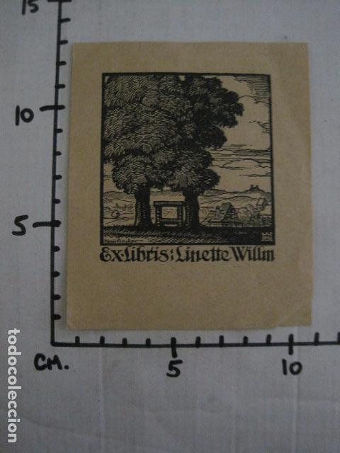 Arte: EX LIBRIS - LINETTE WILLIN - (X-1930) - Foto 3