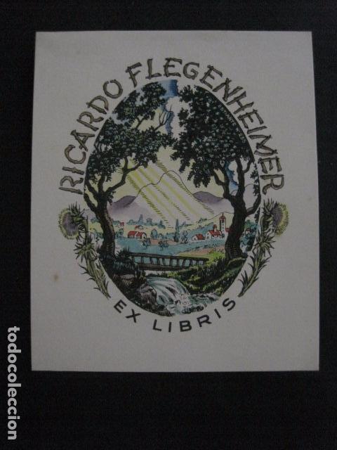 Arte: EX LIBRIS -RICARDO FLEGENHEIMER  (X-1932) - Foto 1