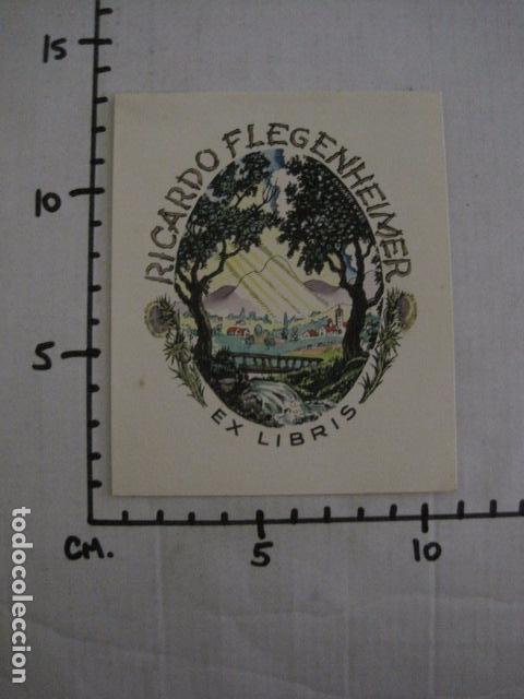 Arte: EX LIBRIS -RICARDO FLEGENHEIMER  (X-1932) - Foto 3
