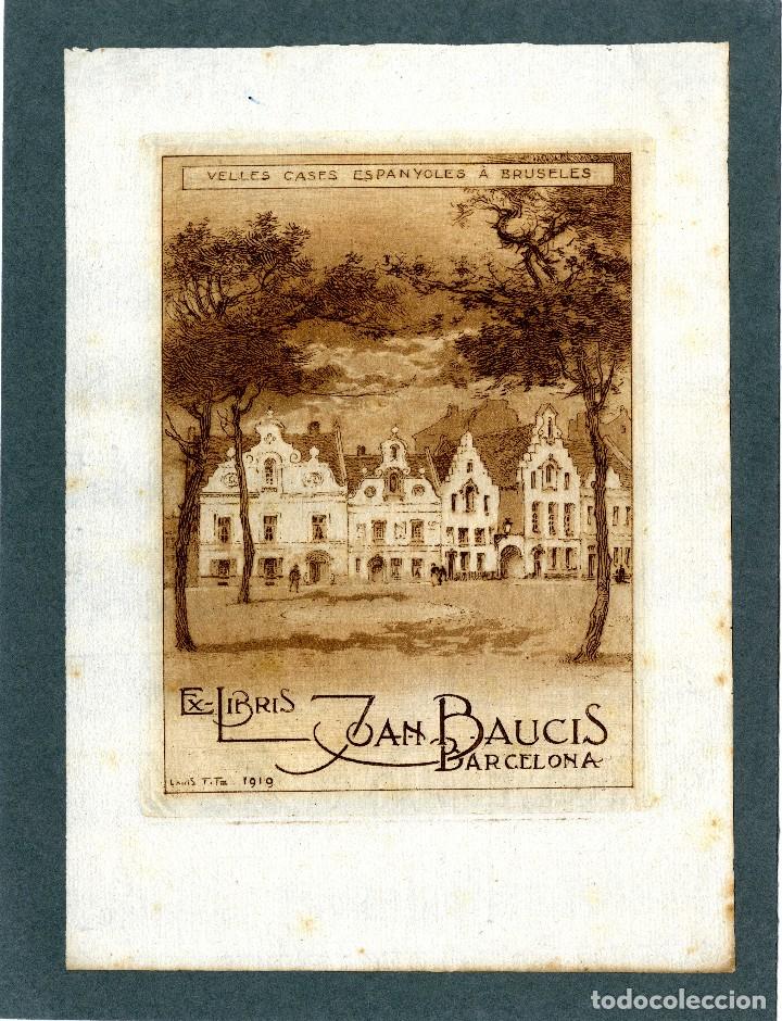Arte: Titz, Louis (1859-1932). Ex Libris para Joan Baucis - Foto 1
