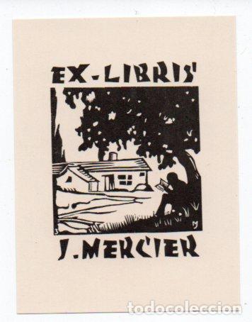 Arte: EX-LIBRIS DE JOCELYN MERCIER - GRABADO JOCELYN MERCIER - Foto 1