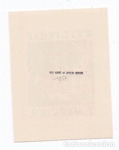 Arte: EX-LIBRIS DE JOCELYN MERCIER - GRABADO JOCELYN MERCIER - Foto 2