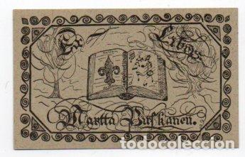 Arte: EX-LIBRIS DE MARTTA BIRSKANEN - Foto 1