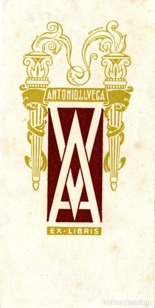 Arte: Ex Libris de Antonio de la Vega - Foto 1