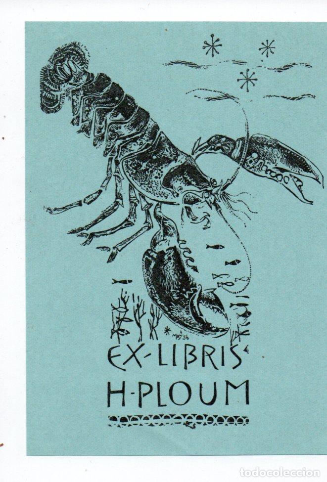 Arte: EX-LIBRIS DE H. PLOUM (HOLANDA) - Foto 1