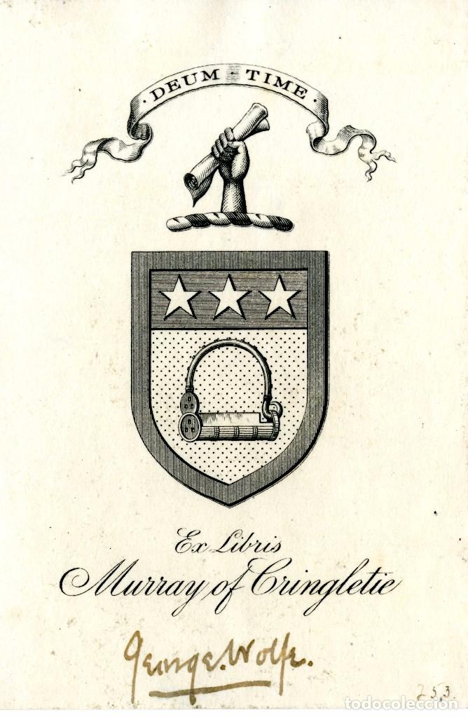 Arte: Ex Libris Murray Cringletie - Foto 1