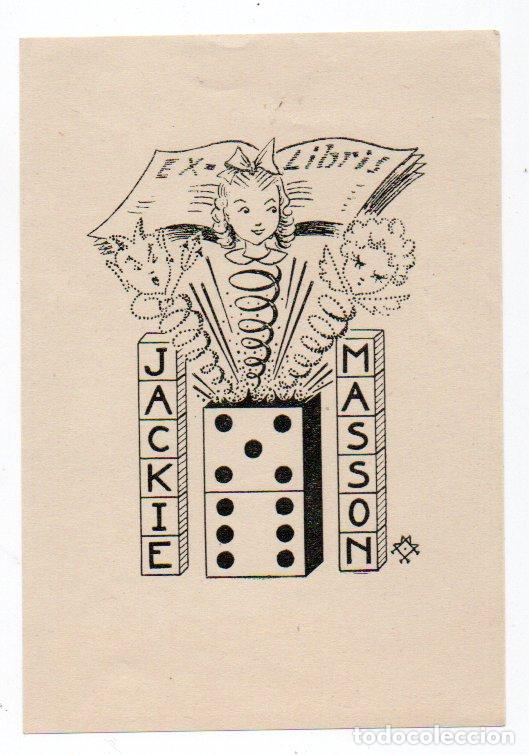 Arte: EX-LIBRIS DE JACKIE MASSON - Foto 1