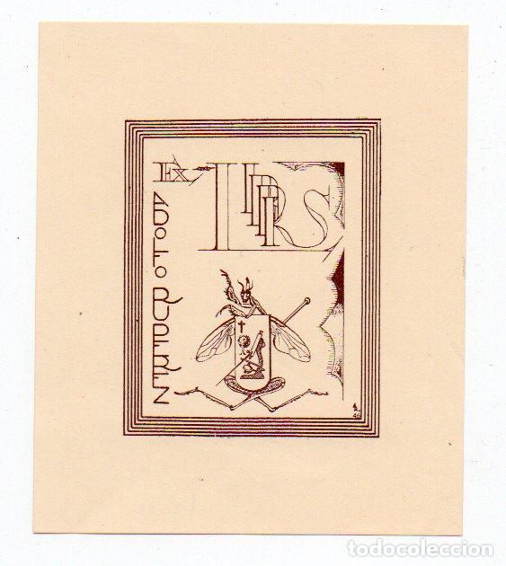 Arte: EX-LIBRIS DE ADOLFO RUP&Eacute;REZ - AUTOR ADOLFO RUP&Eacute;REZ - Foto 1