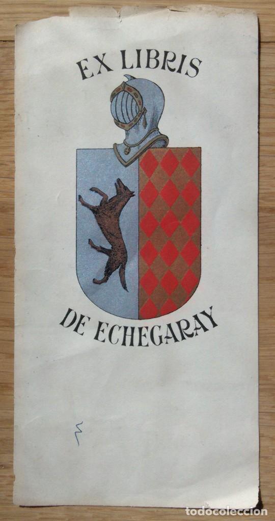 Arte: EX LIBRIS DE ECHEGARAY - Foto 1