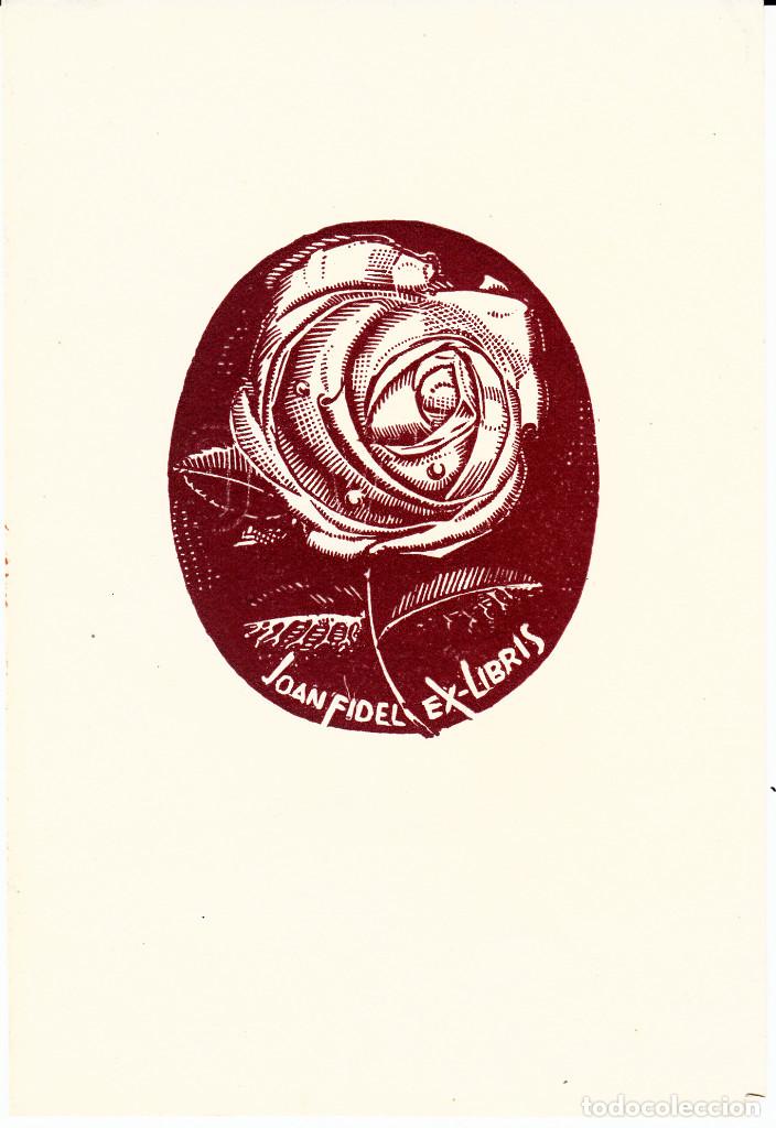 Arte: EXLIBRIS JOAN FIDEL 11X16,50 CMS. - Foto 1