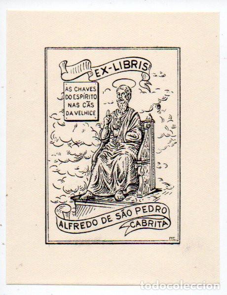 Arte: EX-LIBRIS DE ALFREDO DE S&Acirc;O PEDRO CABRITA - Foto 1
