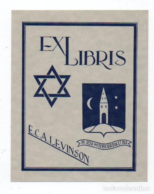 Arte: EX-LIBRIS DE E.C.A. LEVINSON - Foto 1