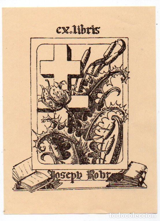 Arte: EX-LIBRIS DE JOSEPH ROHR - AUTOR JOSEPH ROHR - Foto 1