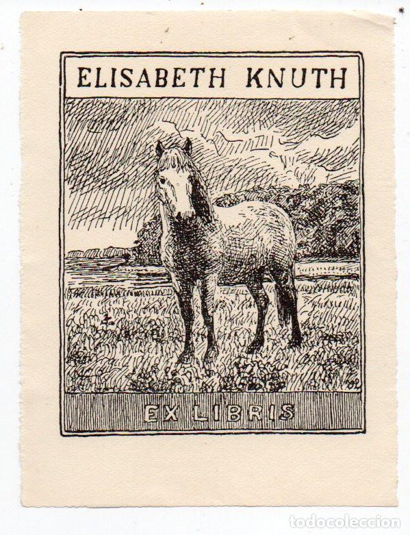 Arte: EX-LIBRIS DE ELISABETH KNUTH - Foto 1