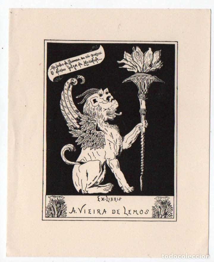 Arte: EX-LIBRIS DE ANTERO VIERIA DE LEMOS - Foto 1