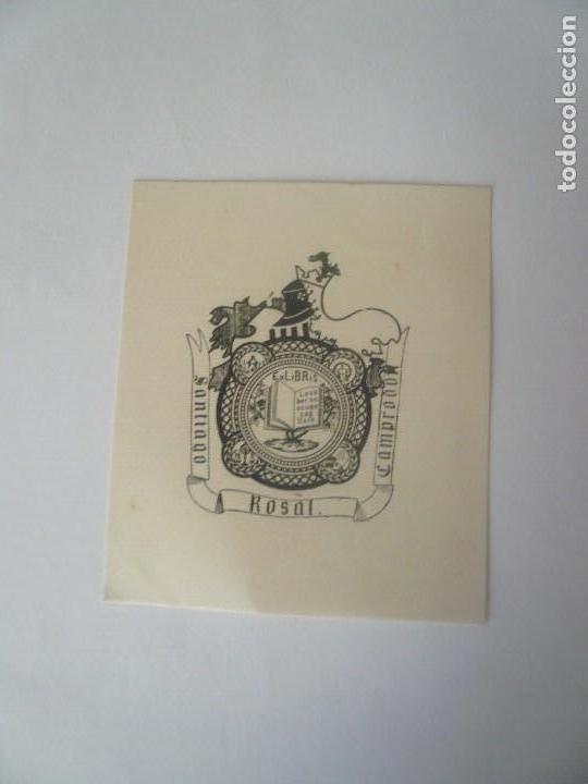 Arte: Ex-libris Santiago Rosal Camprodon - Foto 1