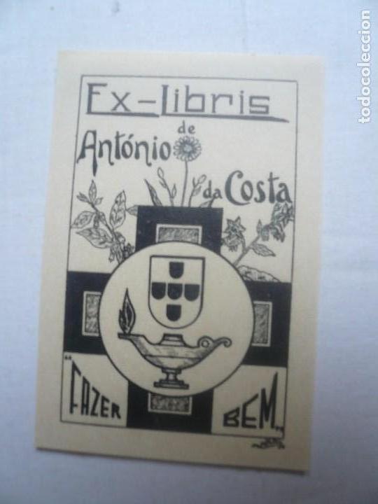 Arte: Ex-libris Antonio da costa - Foto 1
